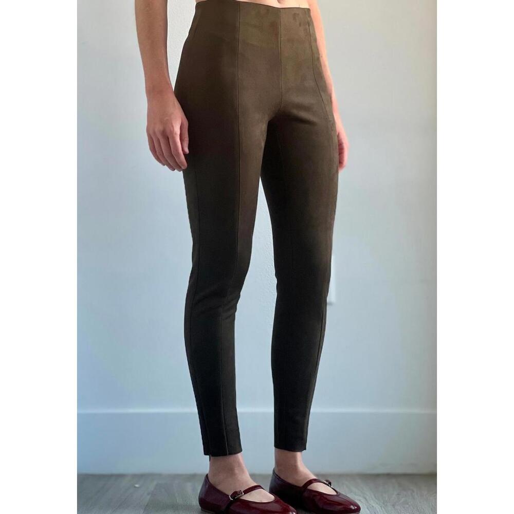High-Waisted Suede Pant Leggings